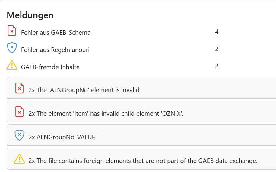 GAEB Check Profi